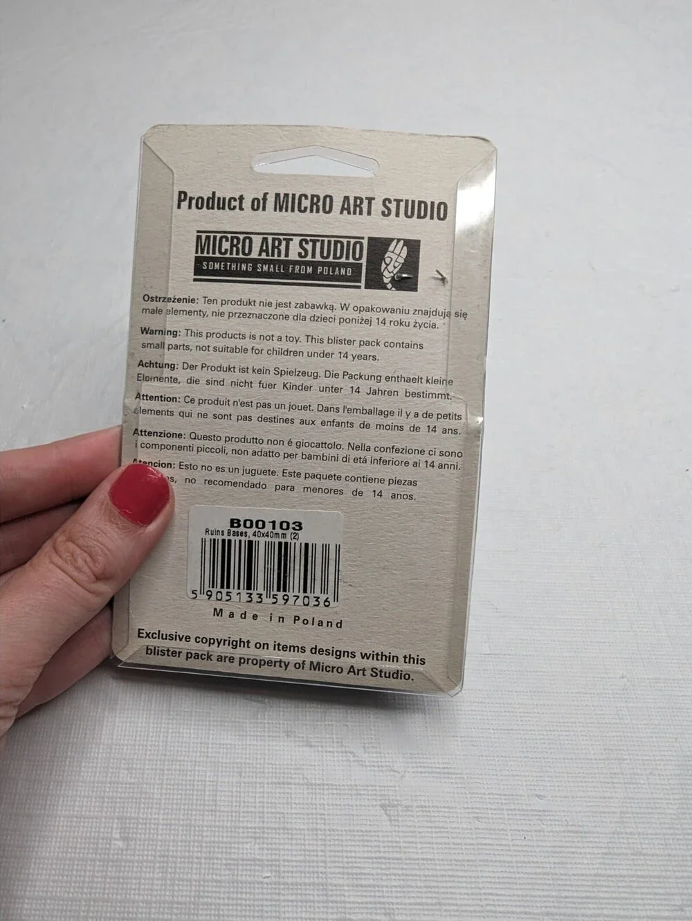 Micro Art Studio Ruins Bases Plane Airplane Figure